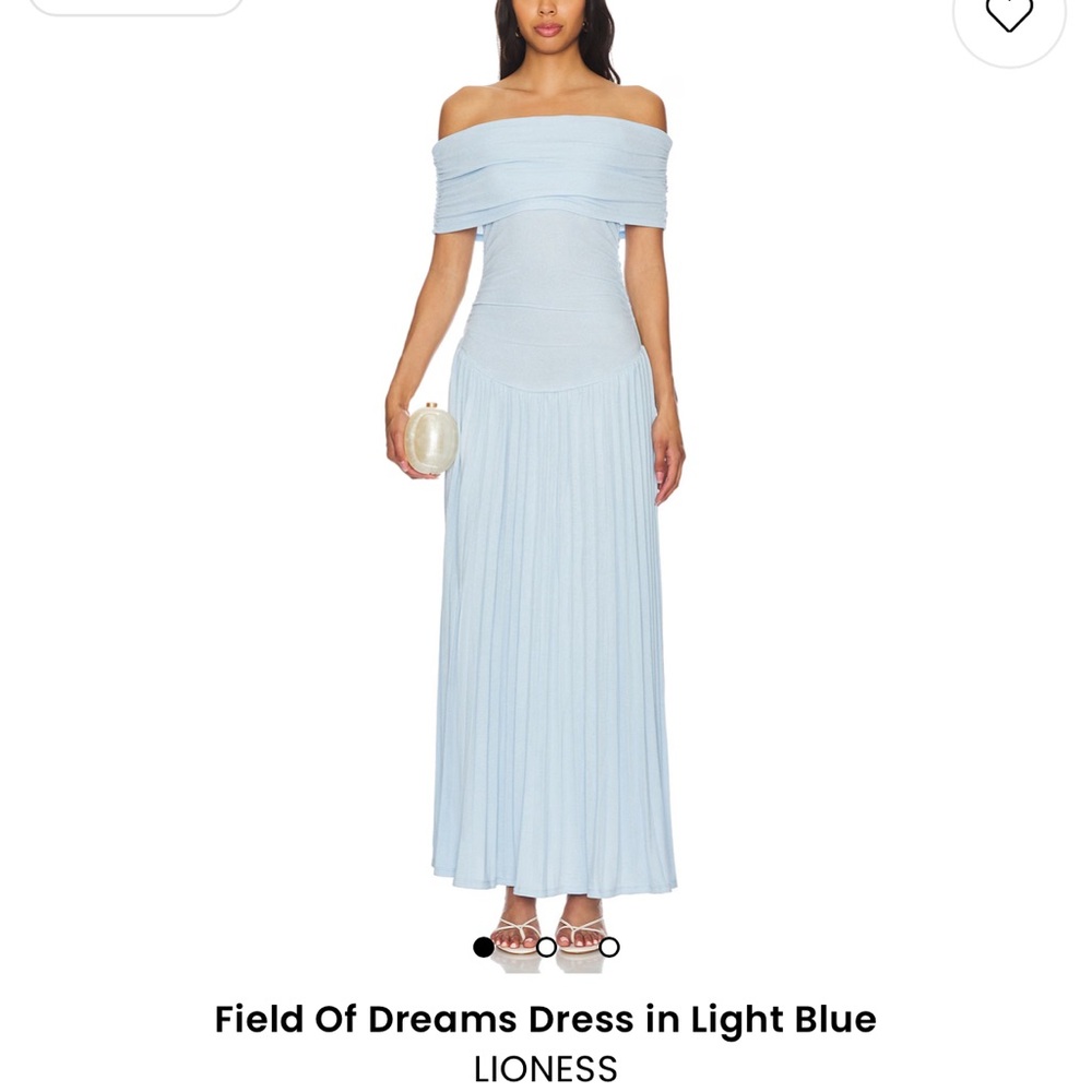 Revolve Field of Dreams Dress in Light Blue